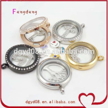 2014 Floating living locket pendant antique magnet floating locket